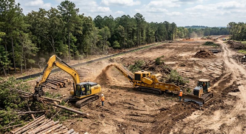 Commercial Lot Clearing in Cumming, GA