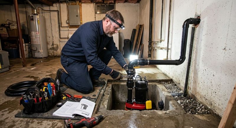 Drainage Pump Installation in Providence, RI